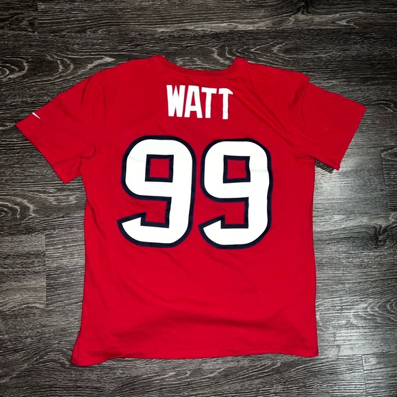 Houston Texans Nike JJ Watt Shirt Jersey Large Vintage - Picture 4 of 4